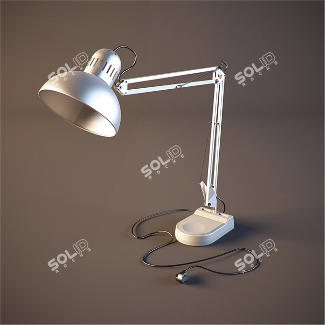 Sleek Glow Table Lamp 3D model image 1