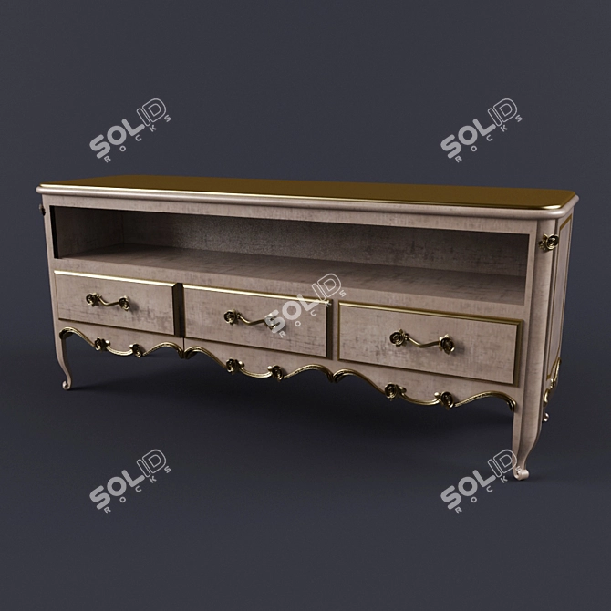 Elegant Italian Crafted Savio Firmino 3D model image 1