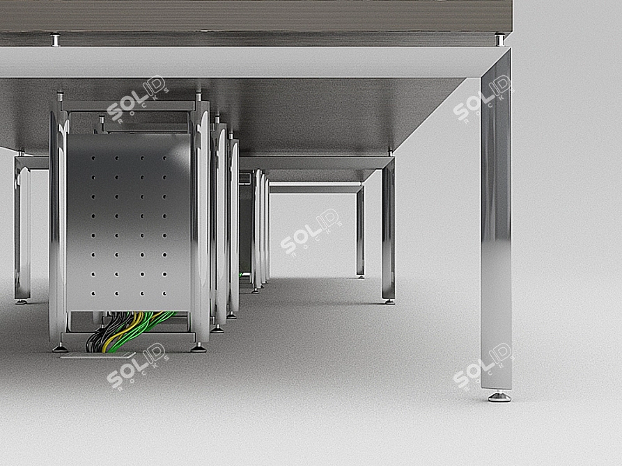 Conferences Made Easy: 5000mm Table 3D model image 1