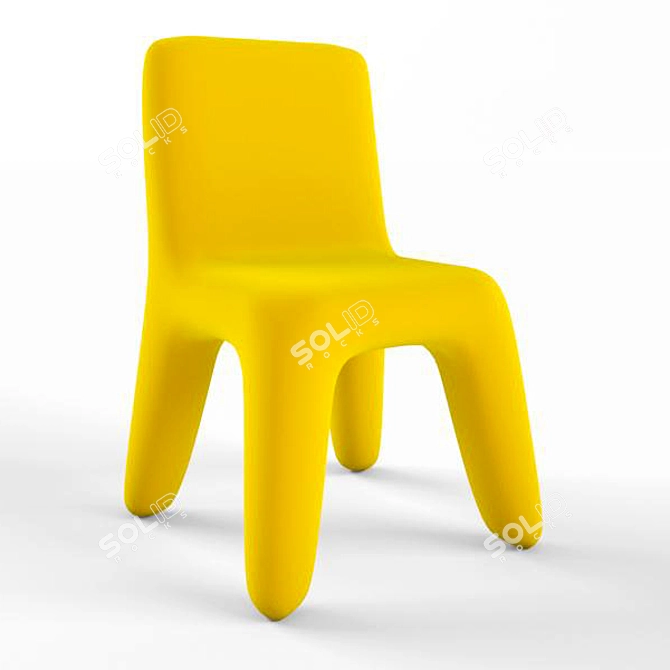 Fukasawa's Anyo Chair: Simply Elegant Design 3D model image 1