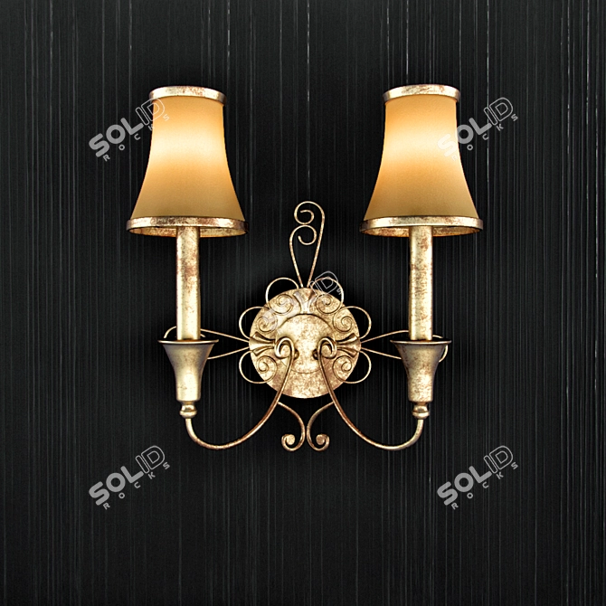 Chiaro LED Wall Sconce: Elegant Illumination 3D model image 1