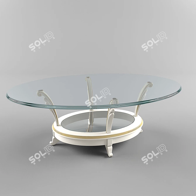 Volpi Coffee Table 2120: Stylish and Functional 3D model image 1