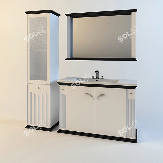 Elegant Rondo Furniture 3D model image 1