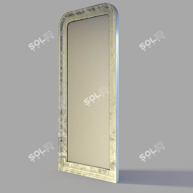 Modern Reflection: IKEA's SONGE Mirror 3D model image 1