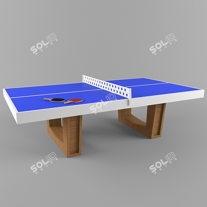 ProPing Pong Table Set 3D model image 1