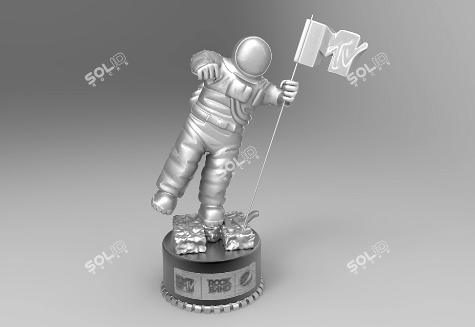 MTV Music Award Trophy 3D model image 1