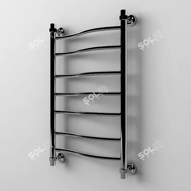 Margroid Wave Electric Towel Warmer 3D model image 1