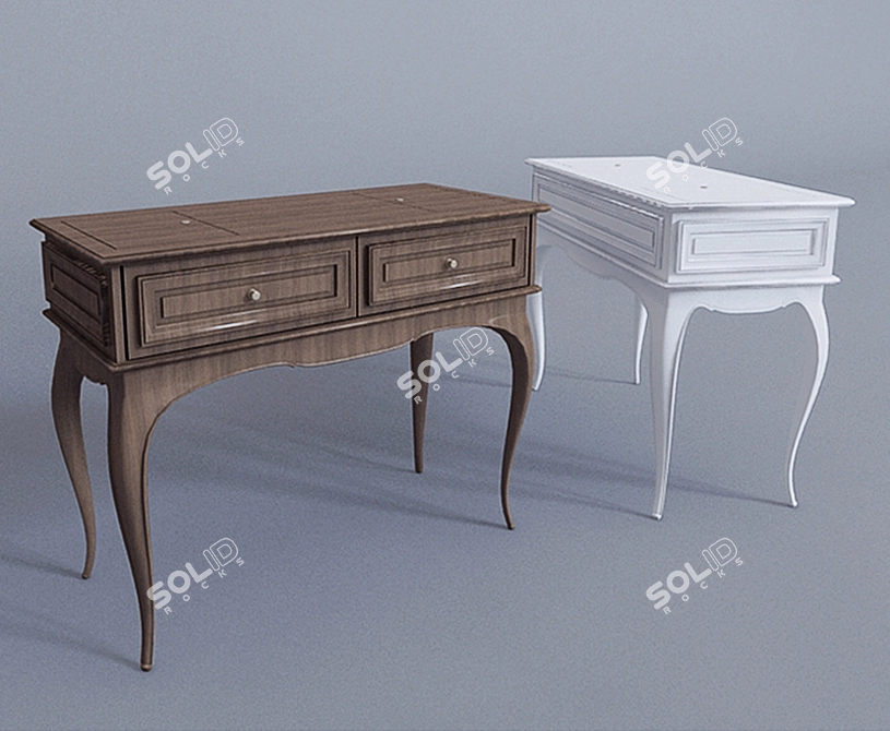 Elegance Manicure Table 3D model image 1