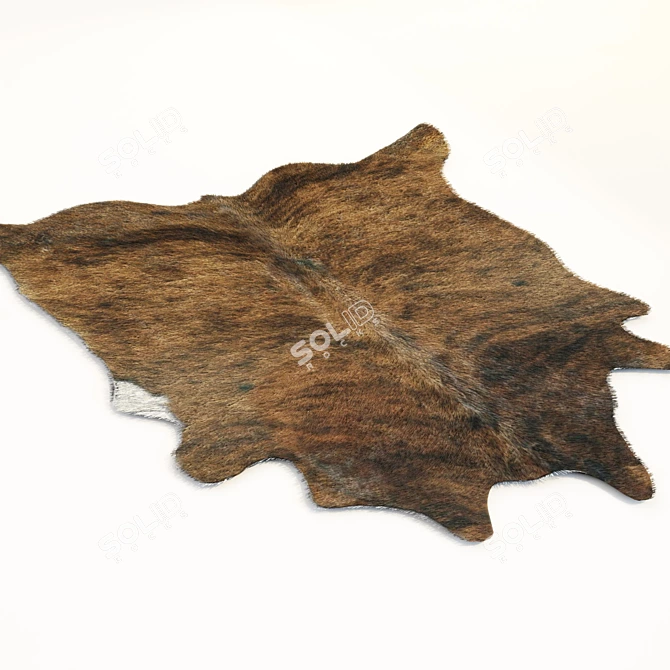 Genuine Cowhide | Natural Leather 3D model image 1