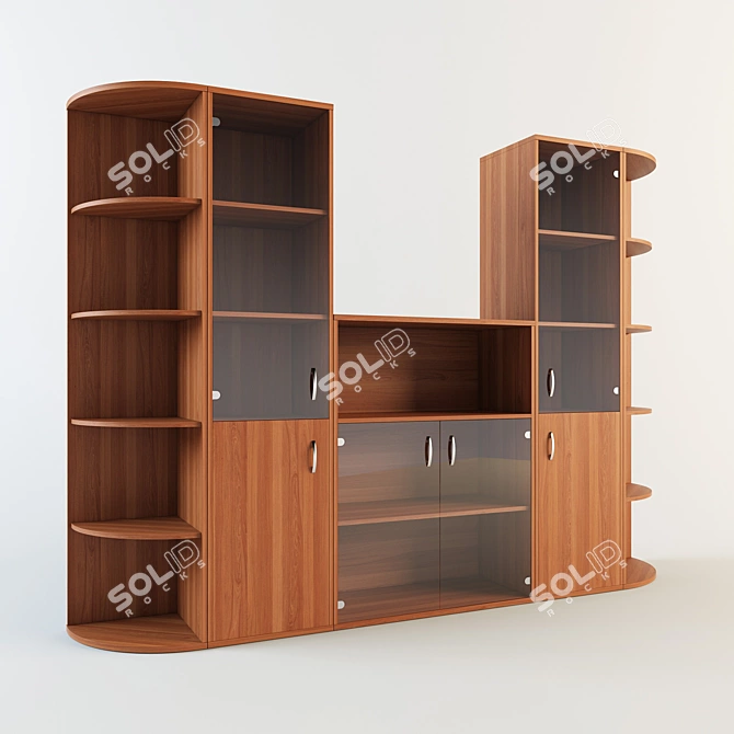 Versatile Office Wardrobe Imago 3D model image 1