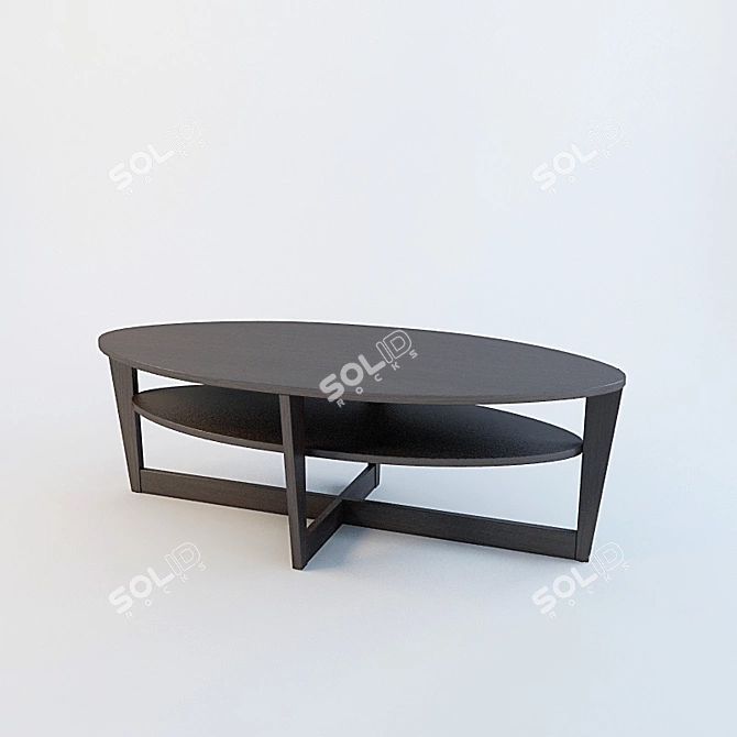 Modern IKEA VEJMON Coffee Table 3D model image 1