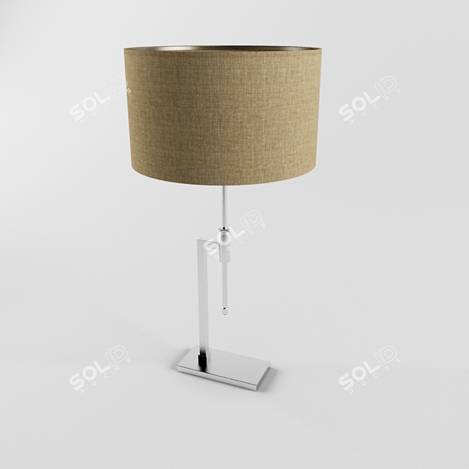 Elegant Menlo Table Lamp 3D model image 1