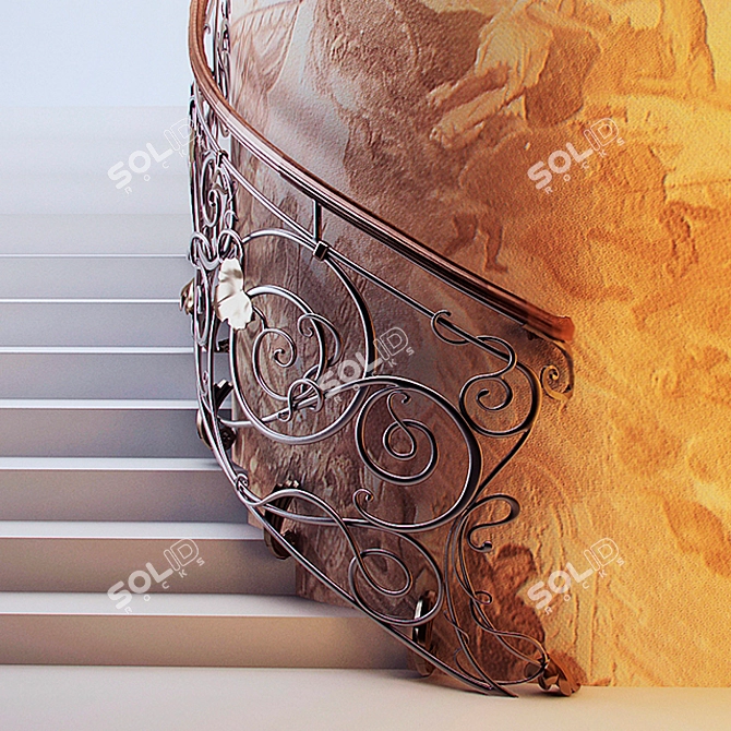 Title: Artisan Forged Design 3D model image 1