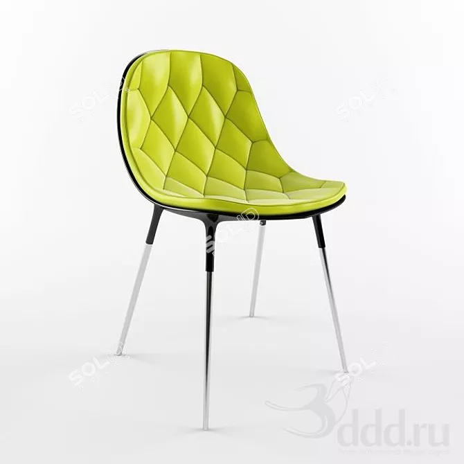 ErgoFit Comfort Chair 3D model image 1