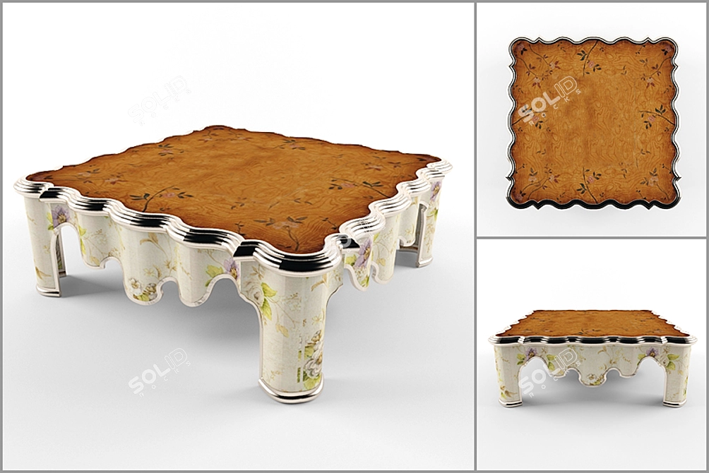 Garden Promenade Jumbo Coffee Table 3D model image 1