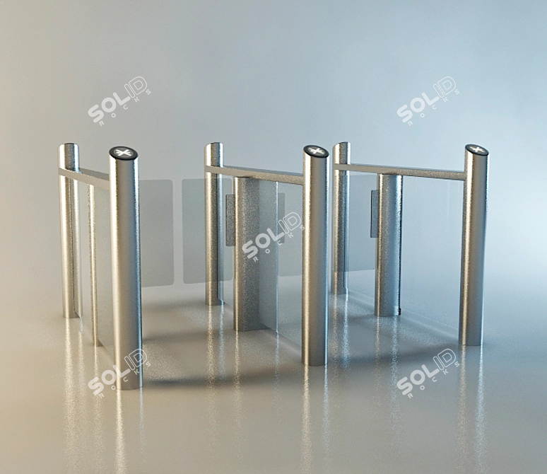 Advanced Touch Sensor Barriers 3D model image 1