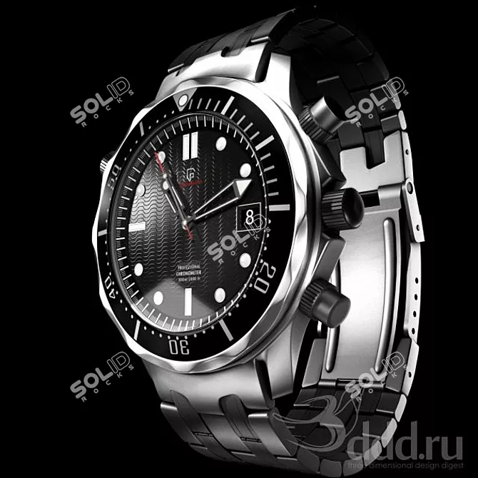 Elegant Timepiece: Montre 3D model image 1