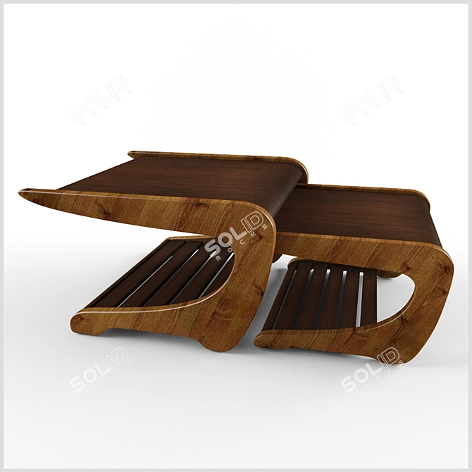 Biomebel Christiana Coffee Table 3D model image 1