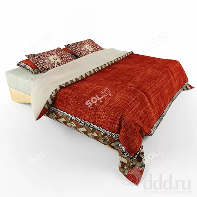 Max Modelling Maestro Bed 3D model image 1