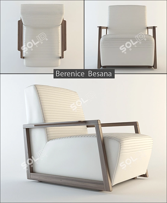 Elegant Italian Besana Berenice Design 3D model image 1