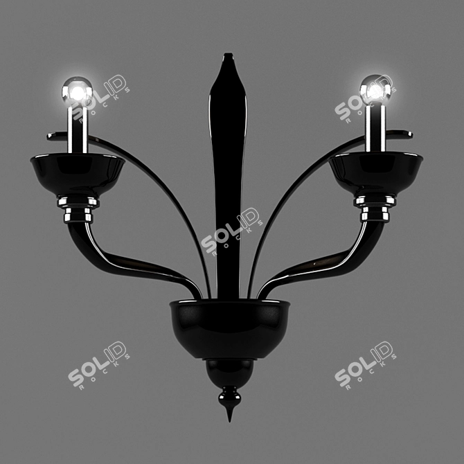 Modern Wall Light 3D model image 1