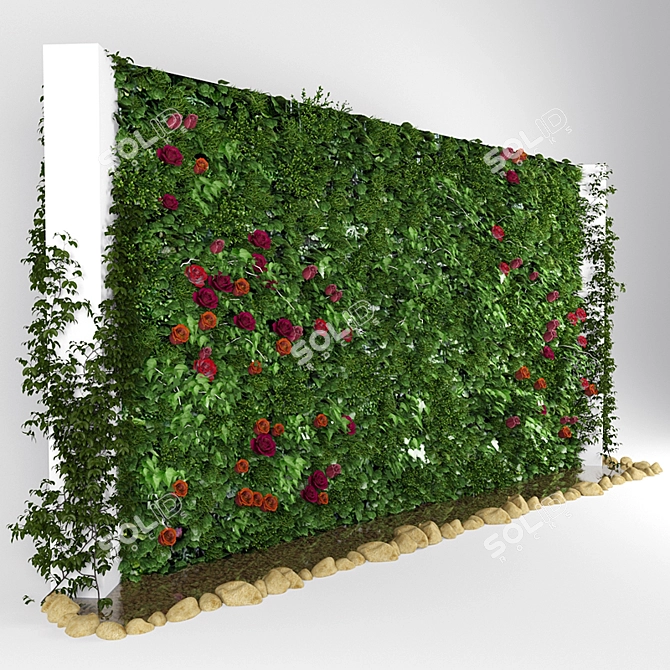 Vertical Greenery System 3D model image 1
