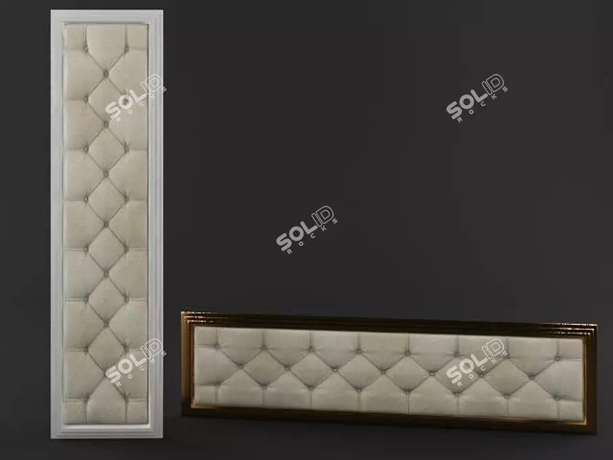 Art Deco Wall Panel 3D model image 1