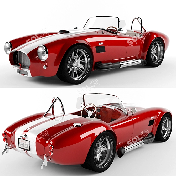 Ford Shelby Cobra 427: Authentic 3D Model 3D model image 1