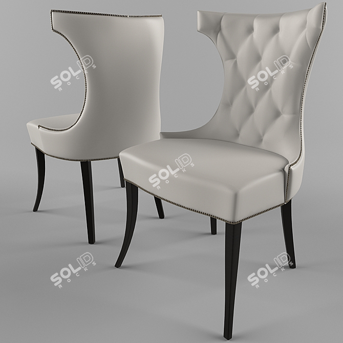 American Factory Chair 3D model image 1