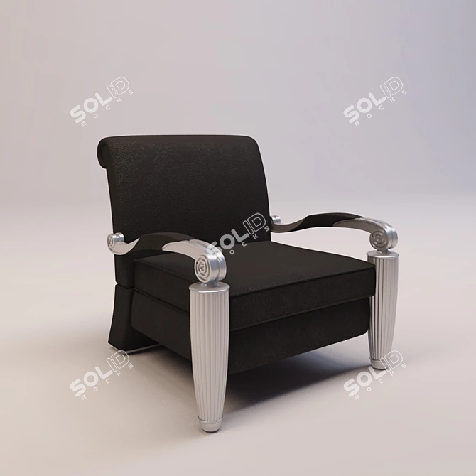 Catalog-inspired Art Deco Décor 3D model image 1