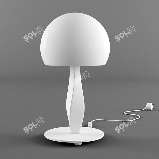 Botero Table Lamp: Exquisitely Modeled 3D model image 1