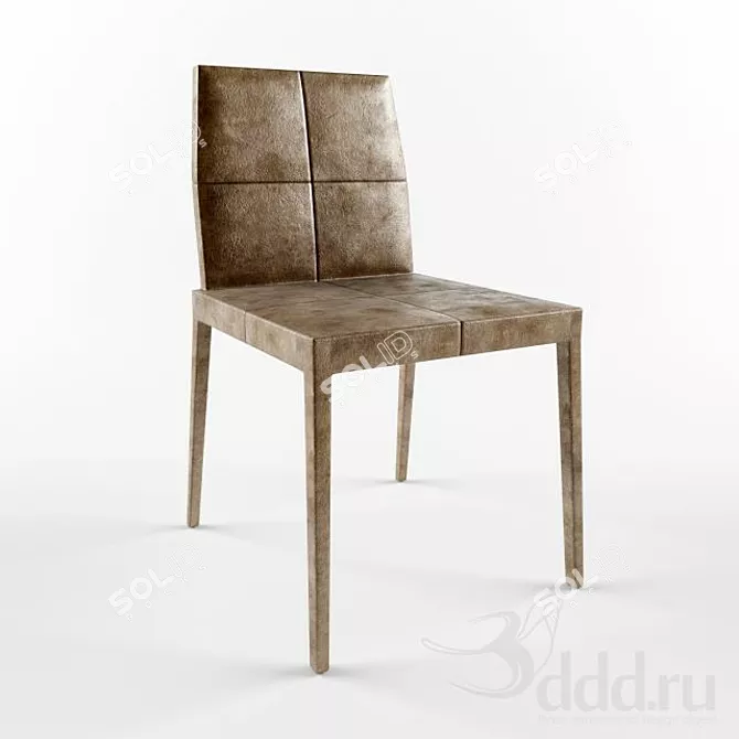 ErgoFlex Comfort Chair 3D model image 1
