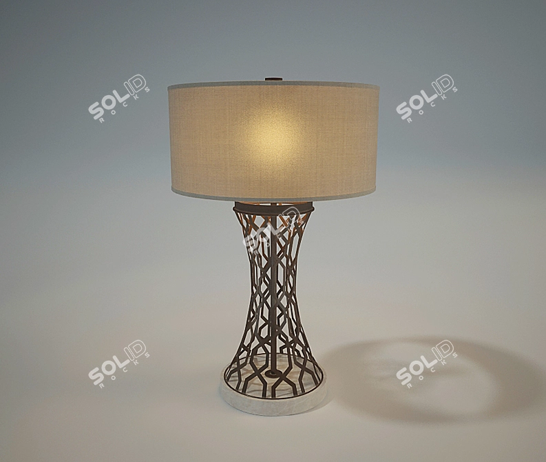 Minimalist Desk Lamp 3D model image 1