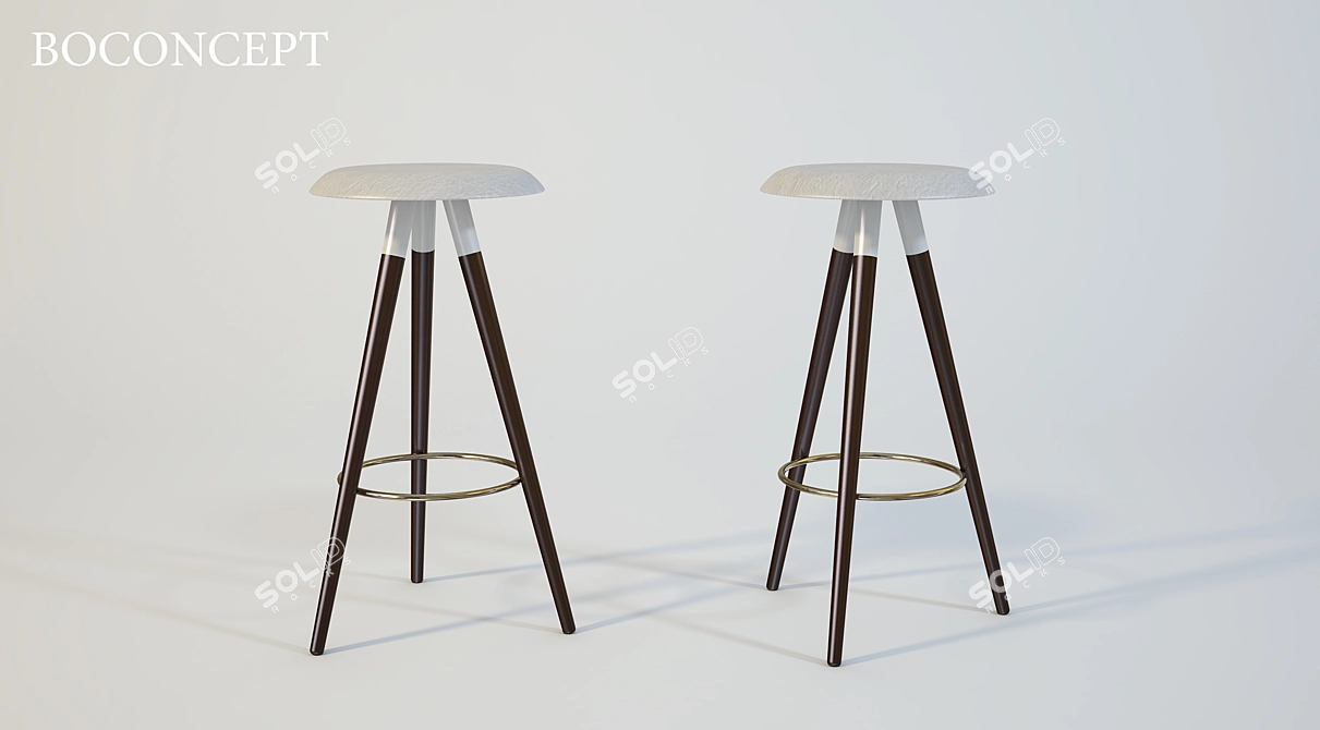 Stylish Scandinavian BOCONCEPT Furniture 3D model image 1