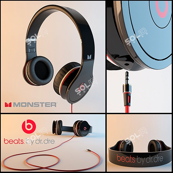Beats Solo: Powerful Headphones 3D model image 1
