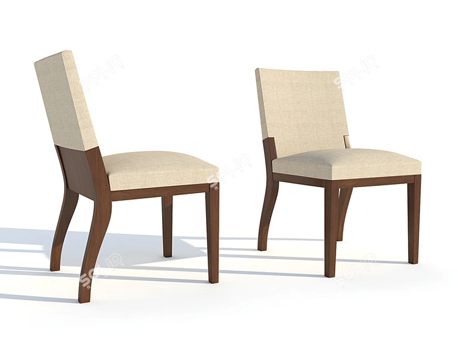 Modern Jennifer-inspired Chair 3D model image 1