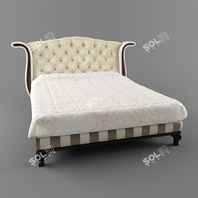 Luxury Krug Sommier Bed 3D model image 1