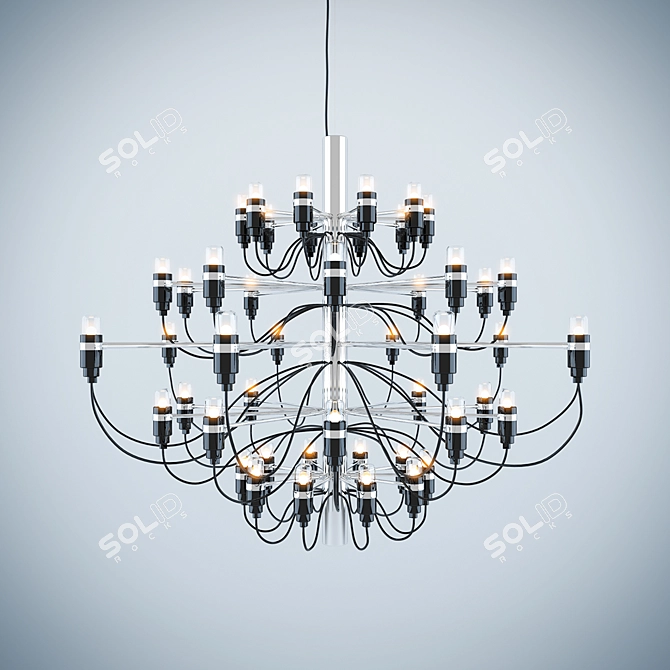 Elegant Pendant Chandelier: Flos 2097 3D model image 1