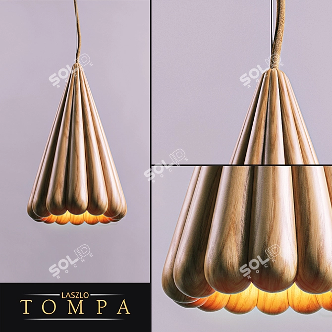 BlossomBright - Tompa's Flower Lamp 3D model image 1