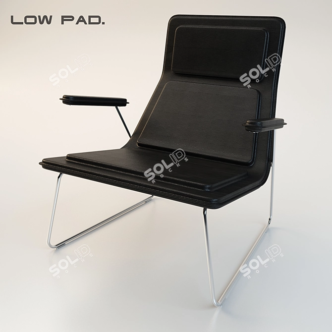 Cappellini Low Pad: Innovative Comfort 3D model image 1