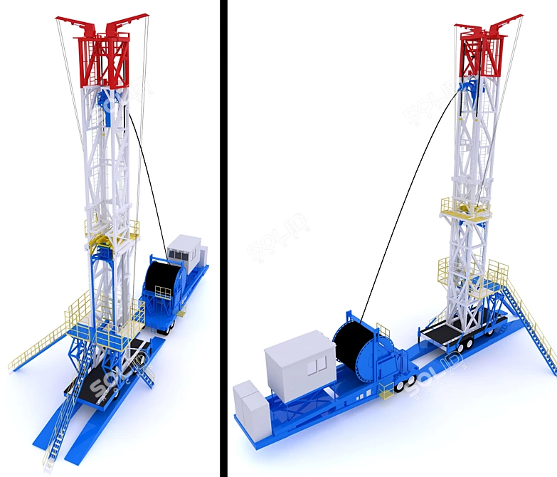 Automated Raw Material Extraction 3D model image 1