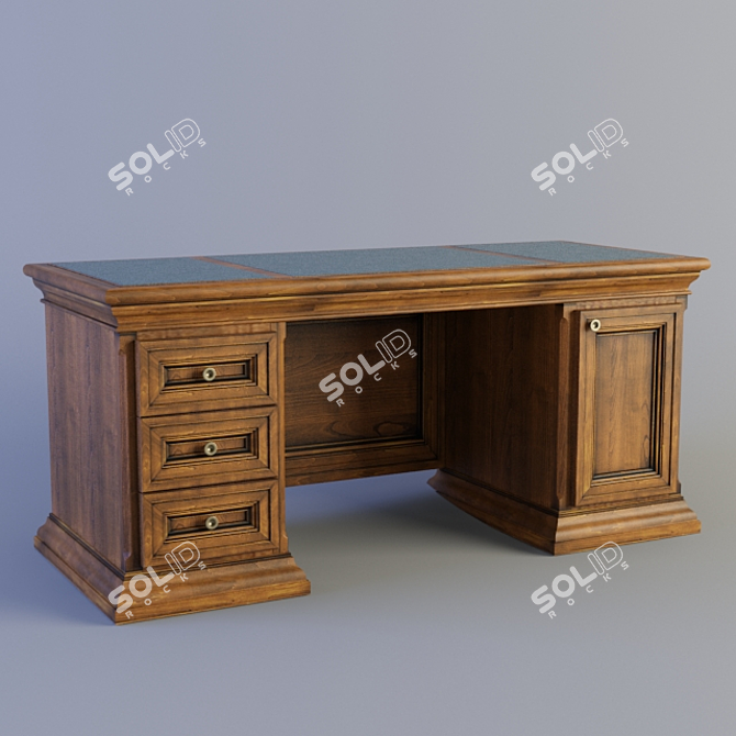 Classic Style Table 3D model image 1
