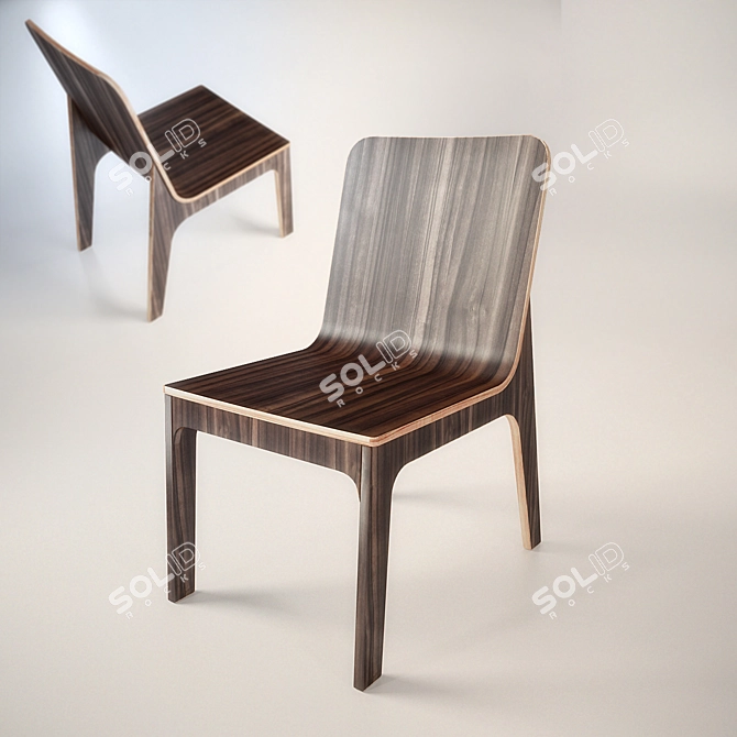 Ono Dining Chair 3D model image 1