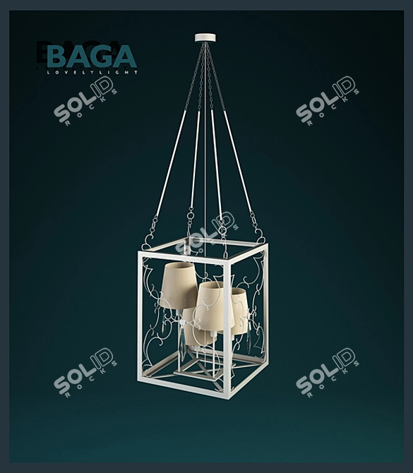 Baga Pendant Light Fixture 3D model image 1