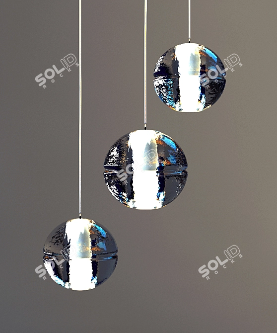 Lighting Black Russian 3D model image 1