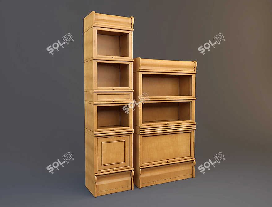 Elegant Storage Solution: Cabinets 3D model image 1