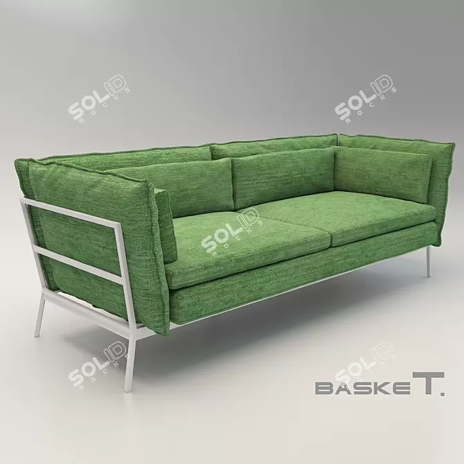 Elevate Your Style with Cappellini Basket 3D model image 1