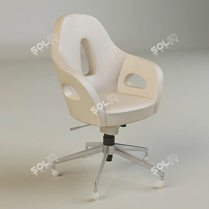 Italian Elegance: Giorgetti Teodora Armchair 3D model image 1