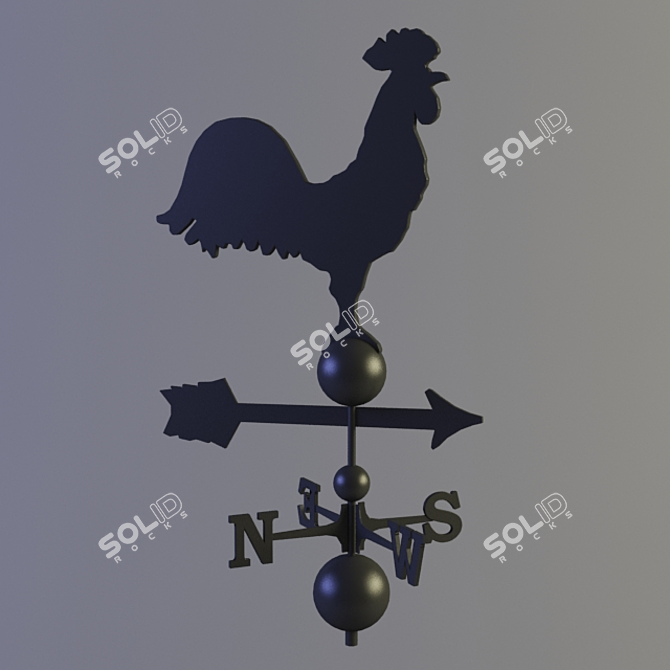 Wind Direction Indicator 3D model image 1