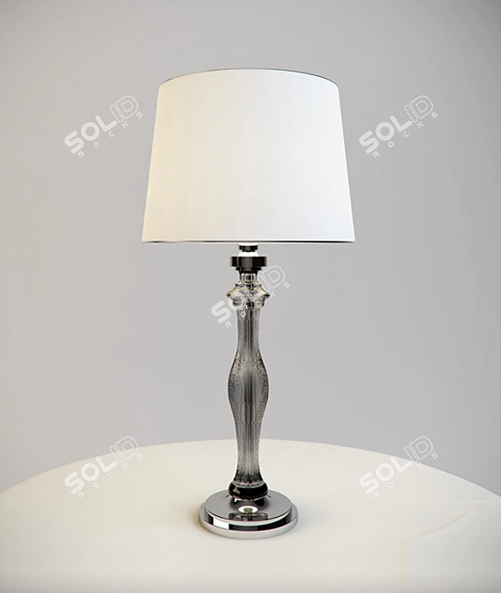 Sleek Modern Table Lamp 3D model image 1